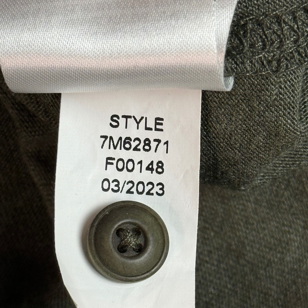 Mens Lucky Brand Henley Shirt | Size XXL | Olive Green Long Sleeve - Picture 10 of 11